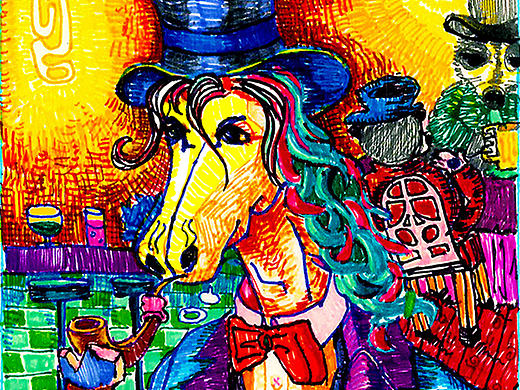 小畫(huà)（個(gè)人主頁(yè)-ZMTk3NTYzMTY=） - 藝術(shù)插畫(huà) - 站酷設(shè)計(jì)師夏玥原創(chuàng)素材 - 站酷ZCOOL