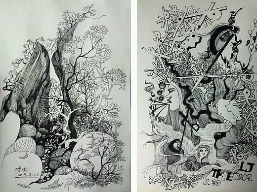 在生命路过的每个瞬间，我们都会把自己留在这里，活在当下，才是对生命的确切尊重2017-9「站酷」（个人主页-ZMjM4NjUyMzI=） - 绘画 - 站酷设计师竹居原创素材 - 站酷ZCOOL