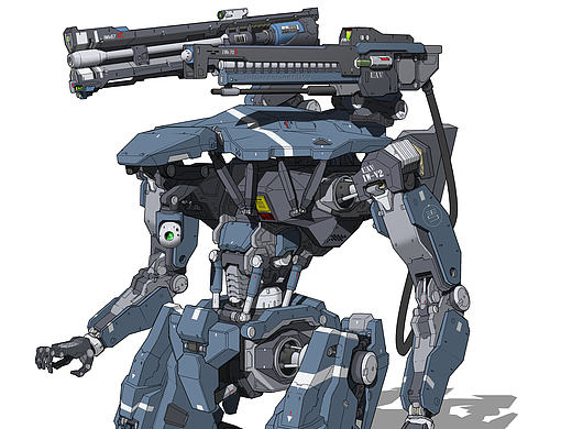 机甲设定（个人主页-ZMjE3NTkwODQ=） - 概念设定 - 站酷设计师末学后进陈道一原创素材 - 站酷ZCOOL