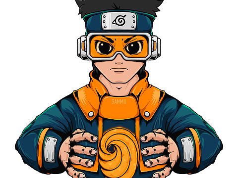 宇智波带土板绘