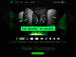 雷蛇（Razer）国际英文版网站
