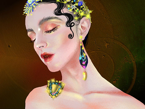 摸一个精致妹子（个人主页-ZMzMxMDQwNjQ=） - 商业插画 - 站酷设计师西宫宫宫原创素材 - 站酷ZCOOL