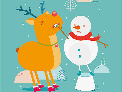 圣诞系列--插画