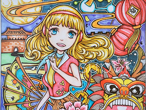 多年前的马克笔作品......