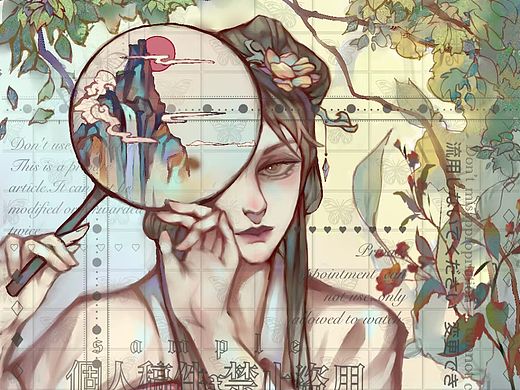 打算把我的这张画做成景泰蓝掐丝工艺板画（个人主页-ZNTYxMzE2NzI=） - 创作习作 - 站酷设计师JC君吖原创素材 - 站酷ZCOOL