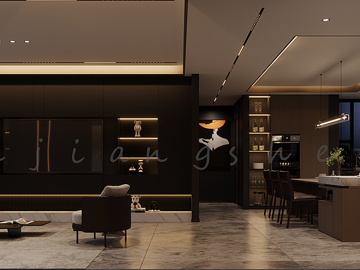 意式轻奢风,黑色调高级又独特,自带艺术范!