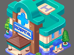 欧美风Q版场景练习