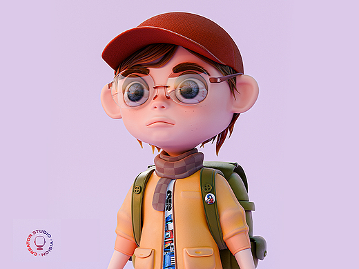 一个卡通IP角色Blender全流程练习