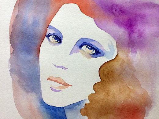 水彩人物画