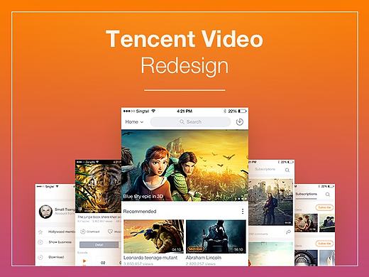 Tencent Video Redesign