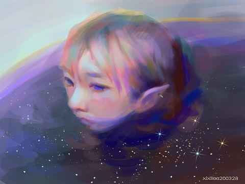 Galaxy（個(gè)人主頁-ZNDM5NDE0NjQ=） - 藝術(shù)插畫 - 站酷設(shè)計(jì)師西西李的世界原創(chuàng)素材 - 站酷ZCOOL