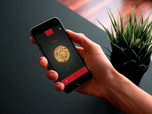 pizza 一款披萨外卖APP UI界面