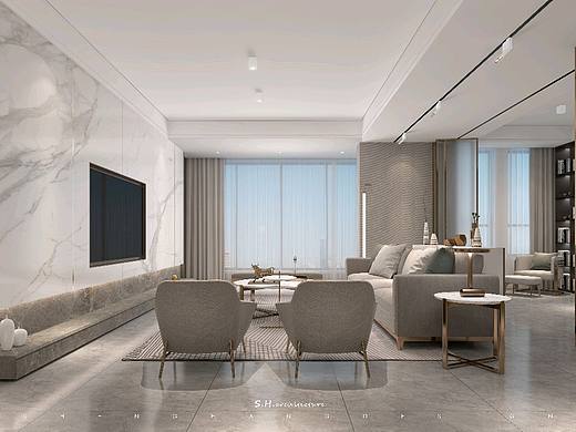 晟航設(shè)計(jì) | 鴻園梧桐苑設(shè)計(jì)（個(gè)人主頁(yè)-ZMzU2NjY5ODg=） - 家裝設(shè)計(jì) - 站酷設(shè)計(jì)師方建軍原創(chuàng)素材 - 站酷ZCOOL