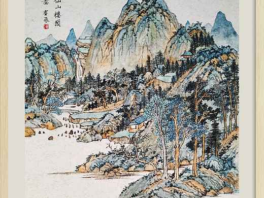 仿古山水画（个人主页-ZNDA5NDEyOTY=） - 创作习作 - 站酷设计师Z56170300原创素材 - 站酷ZCOOL