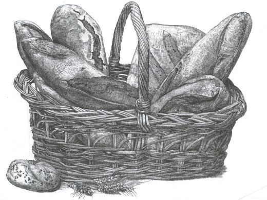 面包篮（个人主页-ZNTYzMjU1ODA=） - 艺术插画 - 站酷设计师Z877171550原创素材 - 站酷ZCOOL