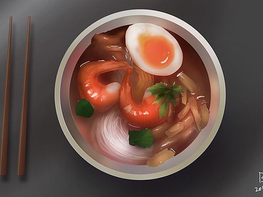 美食插画（个人主页-ZMzQzOTE3MDQ=） - 创作习作 - 站酷设计师Blngol原创素材 - 站酷ZCOOL