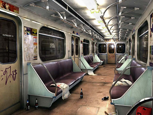 写实地铁场景建模，Maya全流程制作符合项目规范