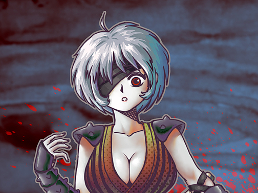 持镰女