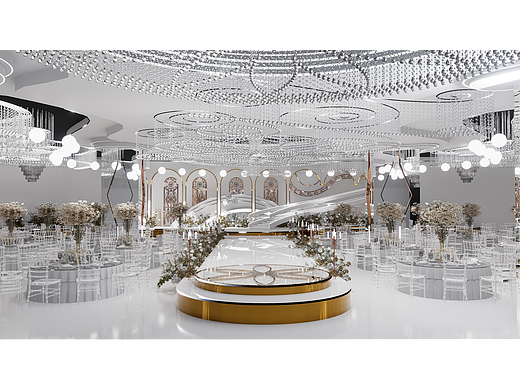 水晶婚礼堂漫游视频