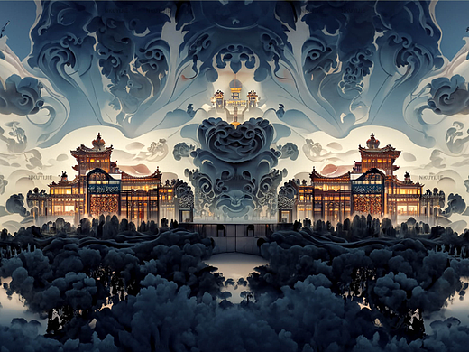 人工智能生成图像 | 古风插画