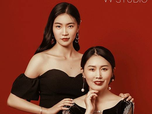 母女闺蜜照