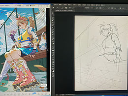 今天心情不好，很煩躁，只臨摹了練習(xí)了這么點(diǎn)