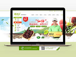 生鮮類企業(yè)網(wǎng)站首頁(yè)（軒農(nóng)谷楊梅）