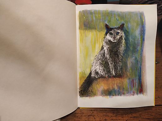 畫(huà)一只有靈性的貓（個(gè)人主頁(yè)-ZMzkzOTc4MDA=） - 繪畫(huà) - 站酷設(shè)計(jì)師黑色生活black原創(chuàng)素材 - 站酷ZCOOL