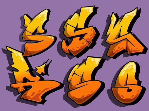 《涂鸦字母篇S》