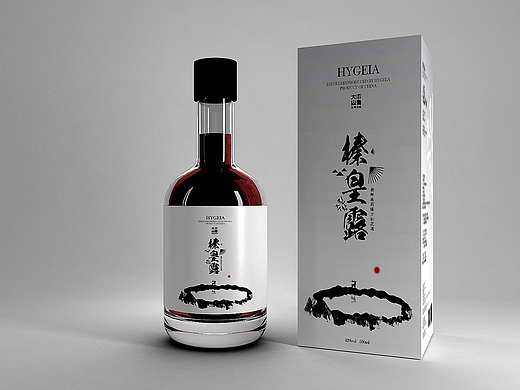 哈尔滨品牌设计师徐佳宁最新设计案例-吉林大木山青榛皇露酒包装提案