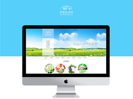 网页改版——中国花卉网