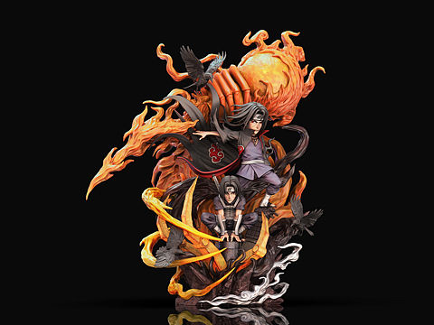 手办雕像｜宇智波鼬（个人主页-ZNjEzODI5MDg=） - 产品 - 站酷设计师建模狂人JimGrey原创素材 - 站酷ZCOOL