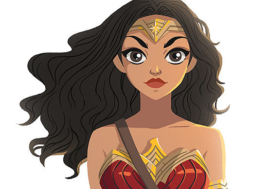 Wonder Woman（個(gè)人主頁(yè)-ZMjIyMDY0ODA=） - 商業(yè)插畫 - 站酷設(shè)計(jì)師葉貝拉原創(chuàng)素材 - 站酷ZCOOL