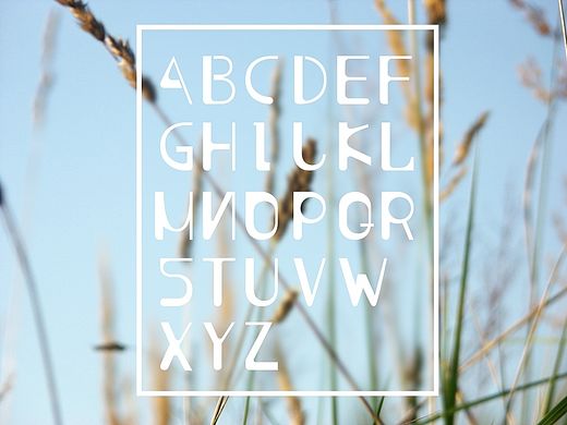 字体设计····英文字母大写设计···