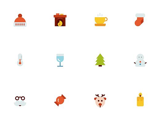 动效设计丨Christmas Icons Animation
