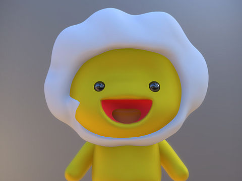 蛋花仔建模練習(xí)（個人主頁-ZNTA3MTQwNTY=） - 人物/生物 - 站酷設(shè)計師昊仔喜歡做設(shè)計原創(chuàng)素材 - 站酷ZCOOL