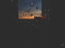 《雨后》
