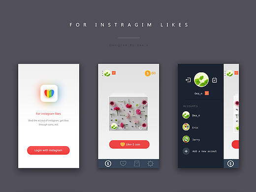 個(gè)人練習(xí)（個(gè)人主頁-ZMTY3MzYyODQ=） - APP界面 - 站酷設(shè)計(jì)師小果叮原創(chuàng)素材 - 站酷ZCOOL