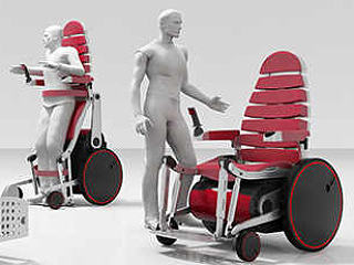 深圳白狐设计公司-产品设计—巧妙的电动轮椅