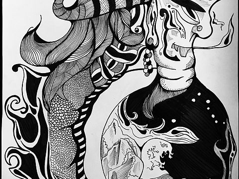 中国创世神话-烛龙神