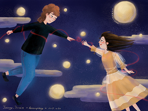 93遇见插画-创作习作43022年前霜降插画-创作习作395032年前撑伞