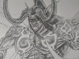素描伊利丹办成品展示