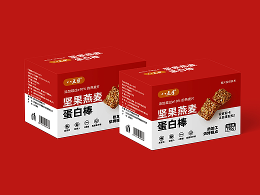 坚果燕麦蛋白棒包装