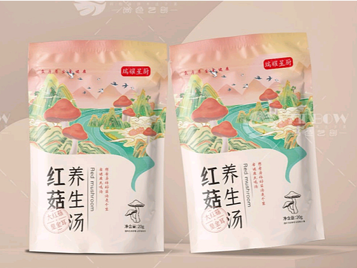 红菇养生汤包装设计