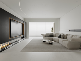 现代风格黑白灰家居空间