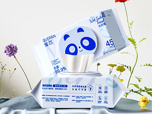 雀然 | 上新80抽湿厕纸视觉详情页