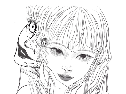 夜半富江（个人主页-ZNjQ0MzI5OTY=） - 绘本 - 站酷设计师郑京京原创素材 - 站酷ZCOOL