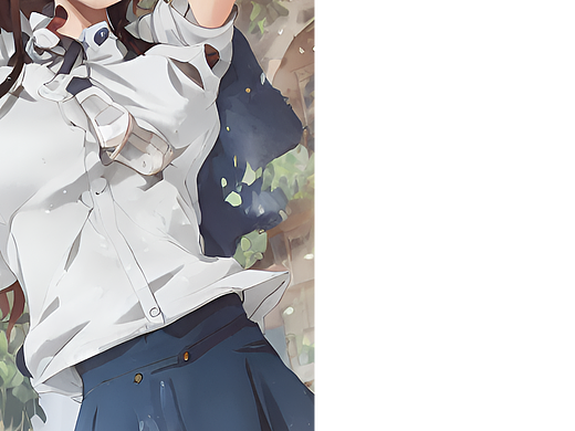 #AI创作实验室#美少女，二次元，校服，动漫风