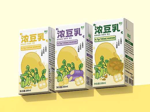 開鑫浓豆乳-包装设计