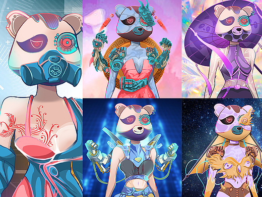 赛博熊猫（个人主页-ZNjQzOTM0ODQ=） - 创作习作 - 站酷设计师三点八作案原创素材 - 站酷ZCOOL